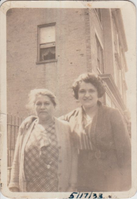 1933.05.17 Grandmother Ida & Mother Sara