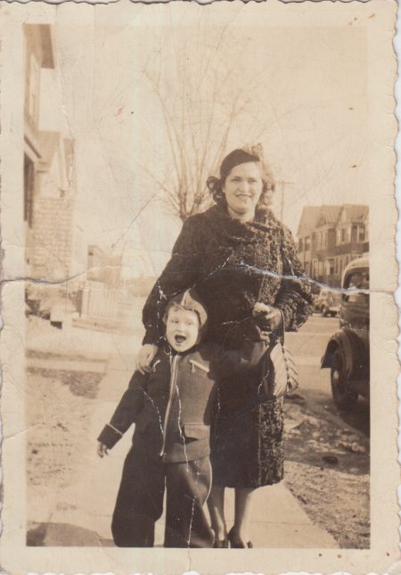 Mother Sara and Brother Herbie in 1938