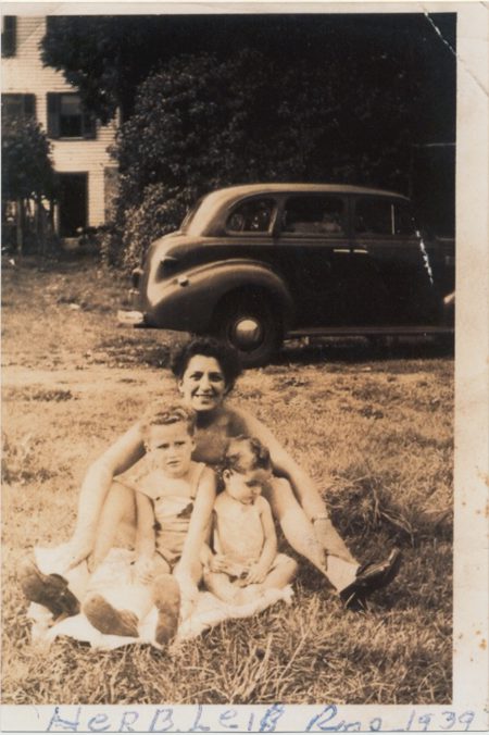 1939, Aunt Rose with Leon and Brother Herbie