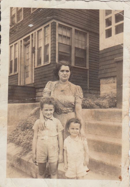 Mother Sara, Brother Herbie, and little Leon in 1942