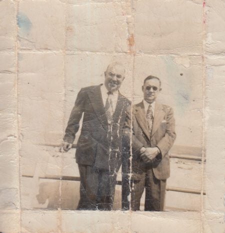 May 1952: Morris Charney with Friend Samuel Kislak