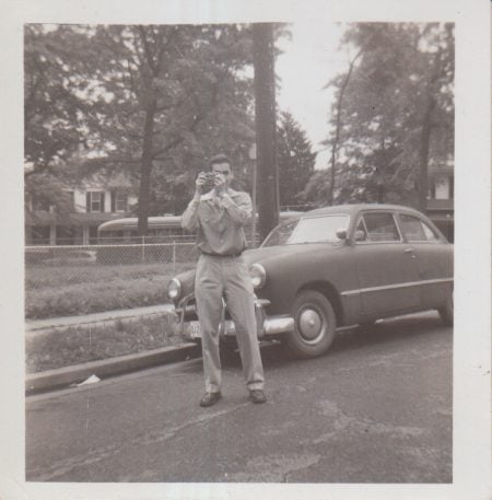 1955.05.10: Leon on a trip to Washington