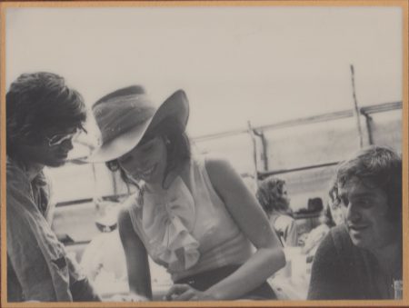 Carlos BHS, Anna Karina, Leon Charney. 1971