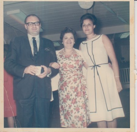 c. 1972: Brother Herb, Mother Sara, Sister Bryna