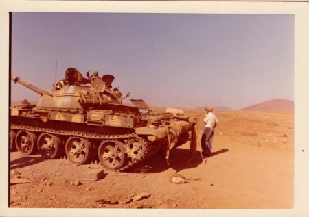 Yom Kippur War, 1973.11: Leon Charney on a Tank