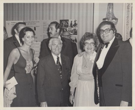 1977 Yeshiva Award Dinner, Plaza Hotel. NY Mayor Abraham Beame_Mom Sara_Leon Charney
