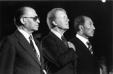 1978: Menachem Begin, Jimmy Carter, Anwar Sadat