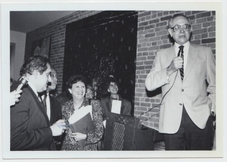 1986.05.07: Reception. Leon Charney