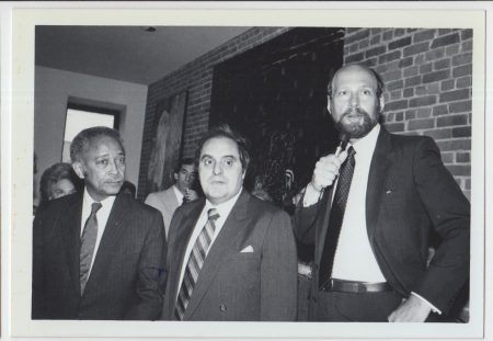 1986.05.07: Reception. Dinkins, Charney, Freidberg