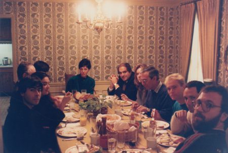Special Counsel Filming, Behind the scene, crew dinner, 1987