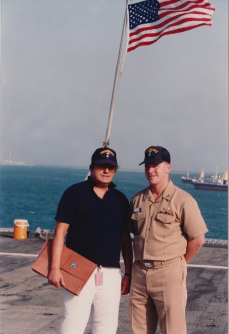 1990 Bahrain_USS Blue Ridge Lt. Kevin Wensing_Persian Gulf_Seventh Fleet