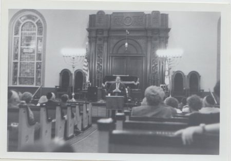 1995.06 Russia synagogue_Leon Charney Speech