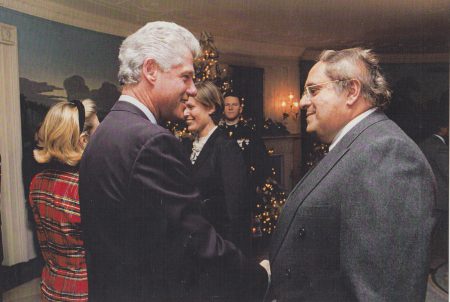 1996_Clinton and Leon_White House