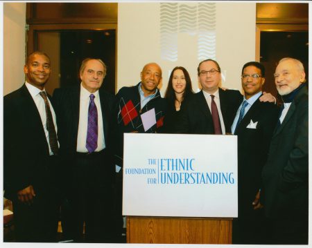 2007.12.12 The Foundation for Ethnic Understanding_Leon Charney_Russell Simmons_Mark Schneider_and guests