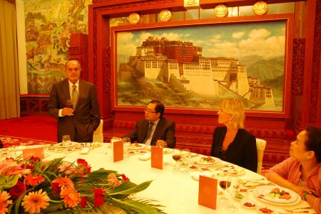 2008, China. Congress Dinner Leon Speech Dinner