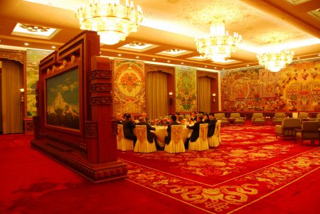 2008, China. Congress Dinner room