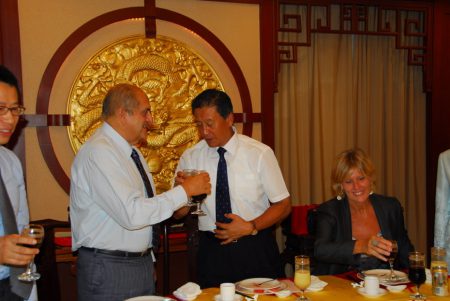 2008, China. Day 2 Dinner official toast