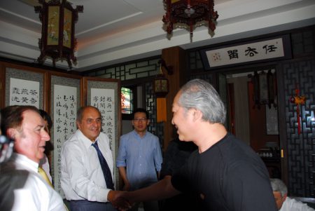 2008, China. Forbiden City Art Room Meeting Artist