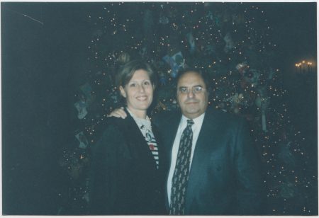 Tzili and Leon Charney, Christmas, age 53 (estimated)